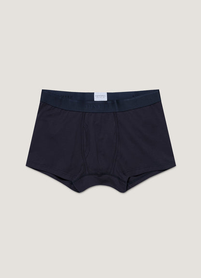 Mens Superfine Cotton Trunks In Navy Mtru4619 Buaa