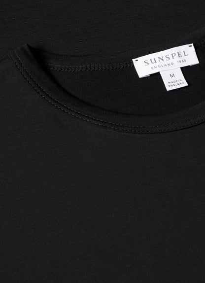 Mens Short Sleeve Crew Neck T Shirt Black