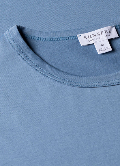 Mens Classic Tshirt In Como Blue Mtsh0001 Buvp
