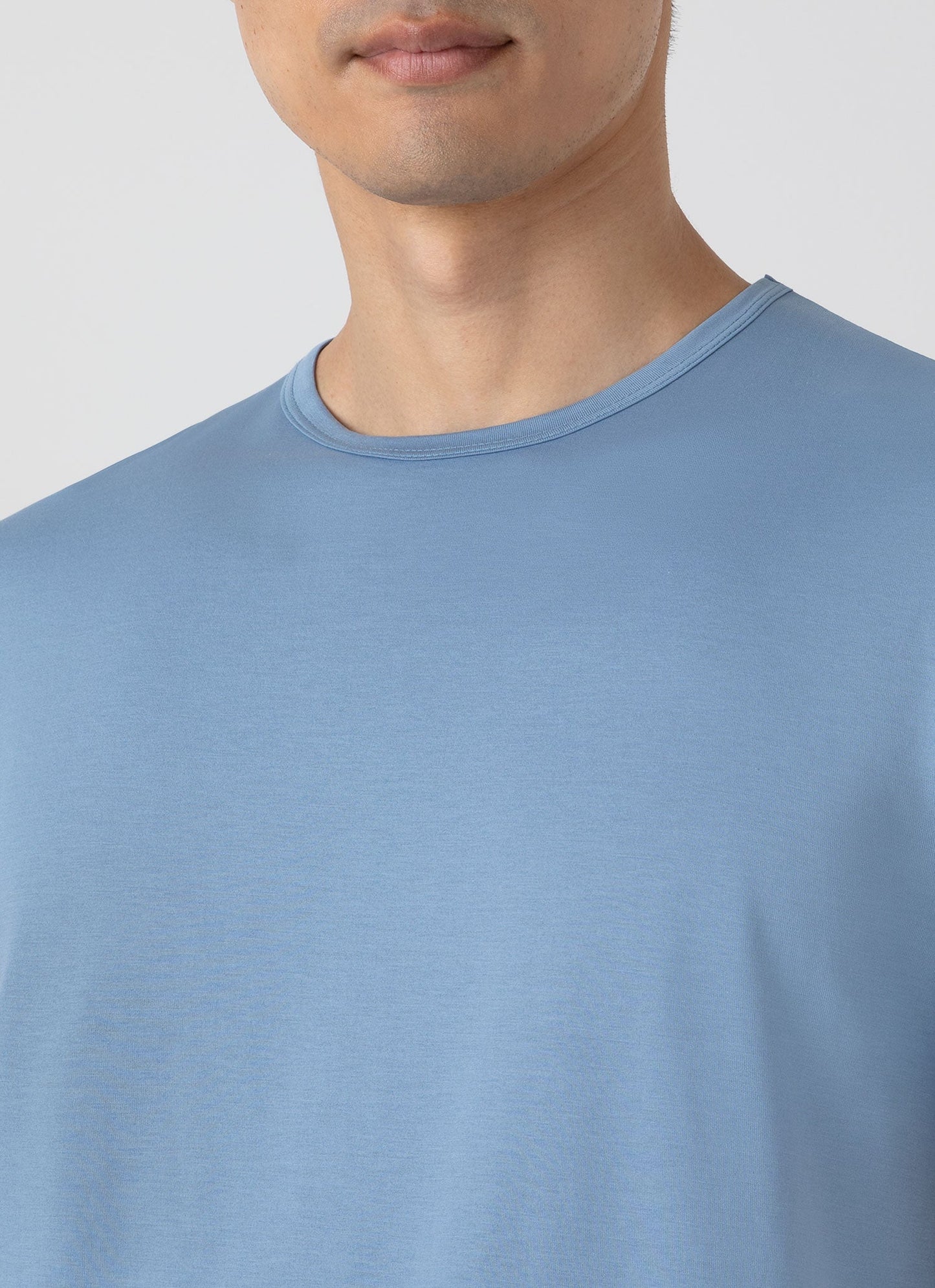 Mens Classic Tshirt In Como Blue Mtsh0001 Buvp