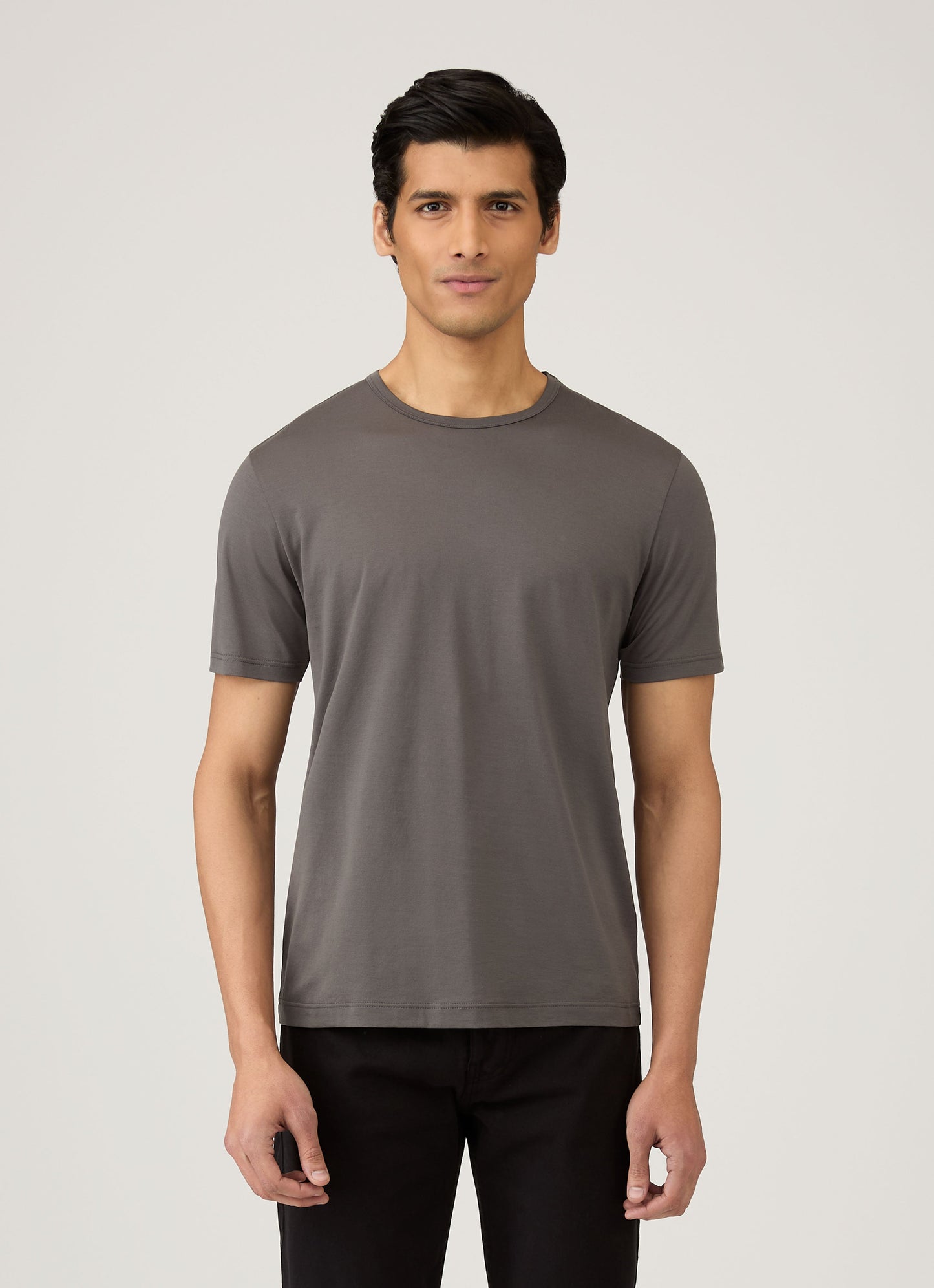 Mens Cotton Tshirt Charcoal Mtsh0001 Gyab