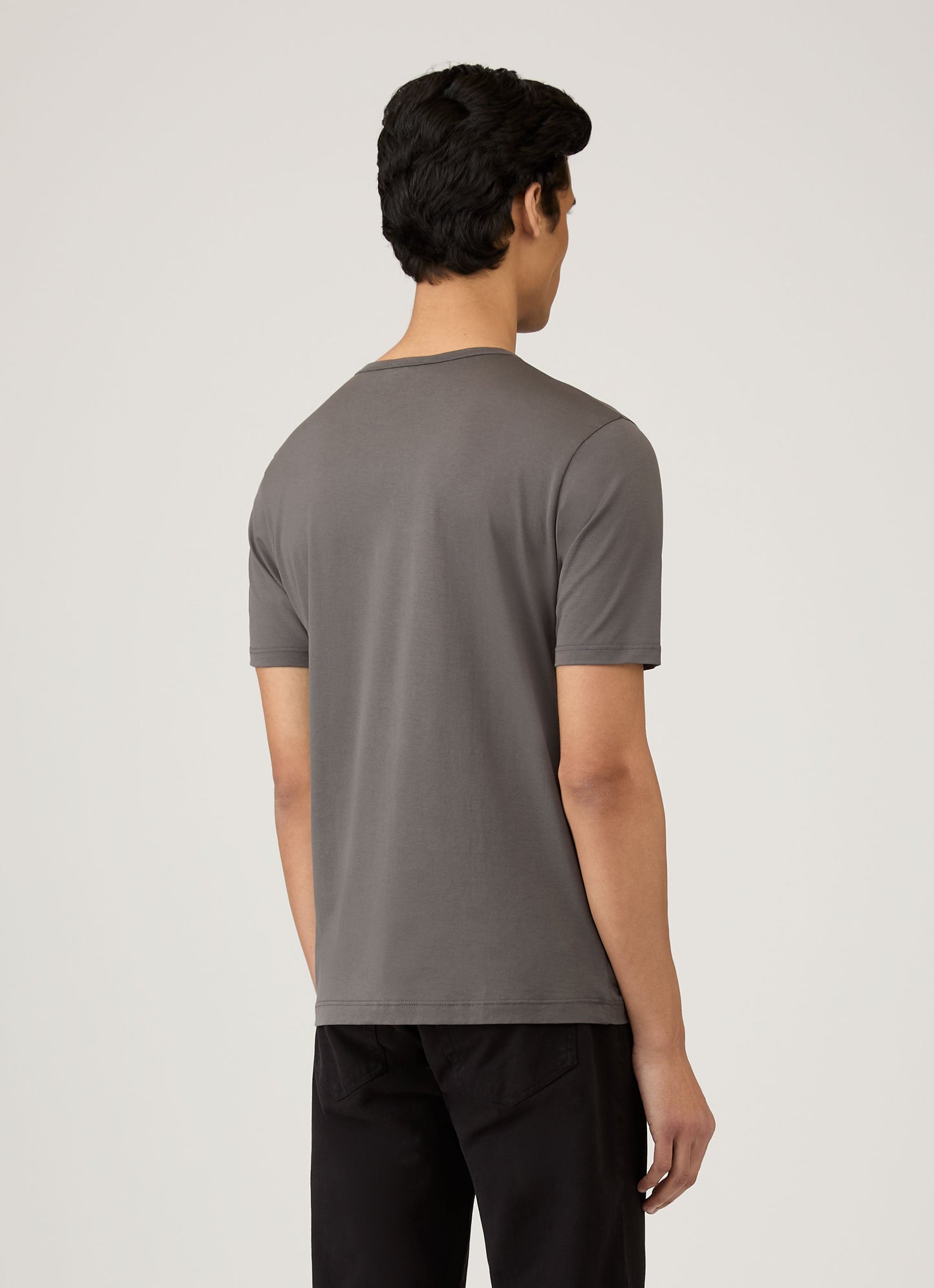 Mens Cotton Tshirt Charcoal Mtsh0001 Gyab