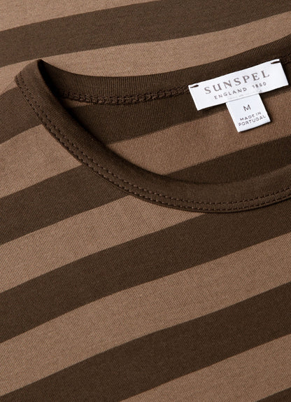 Mens Classic Tshirt In Dark Cedar Dark Chocolate Mtsh0001Bs Stod