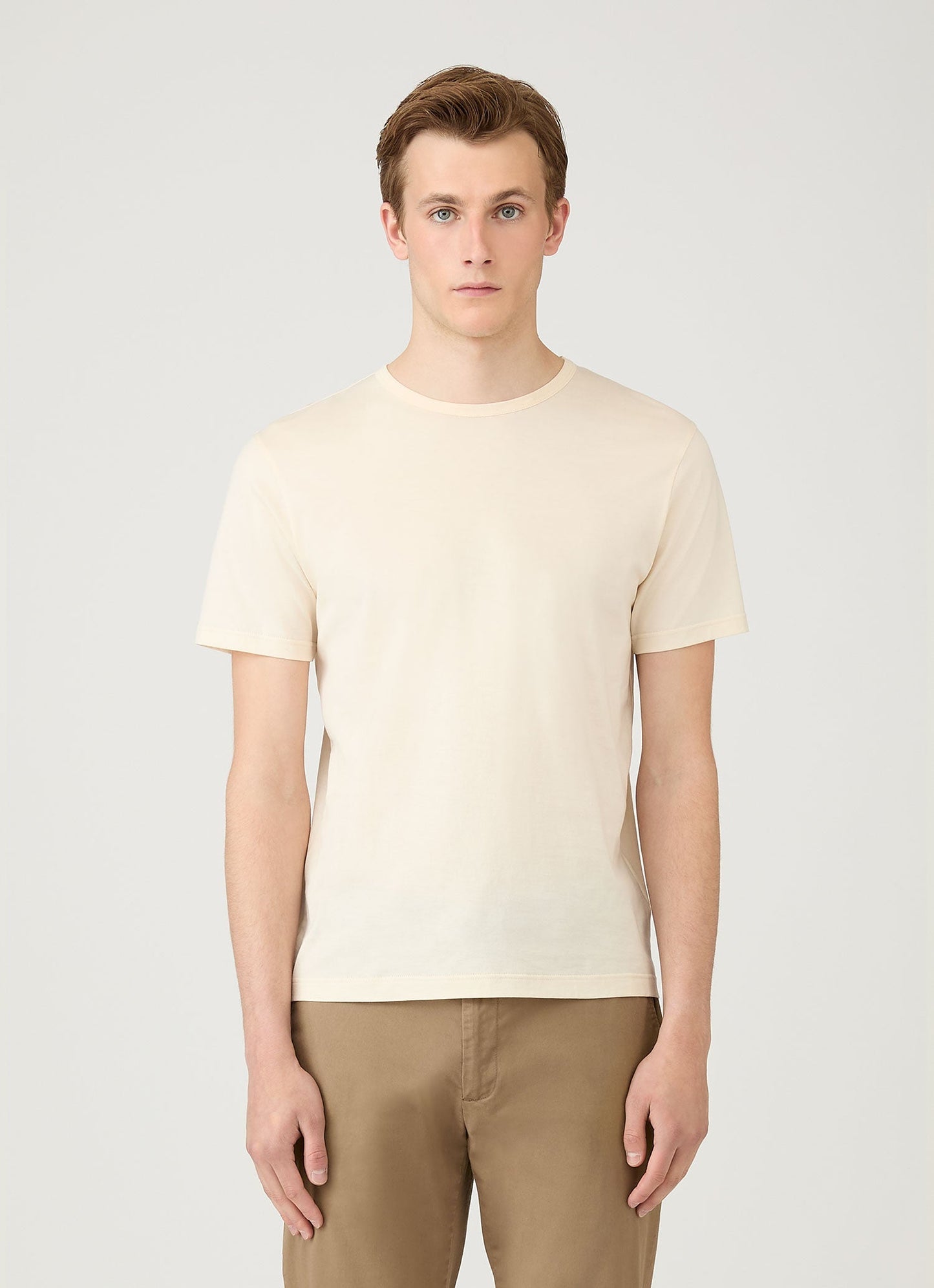 Men S Natural Classic T Shirt In Undyed Mtsh0001U Nuab
