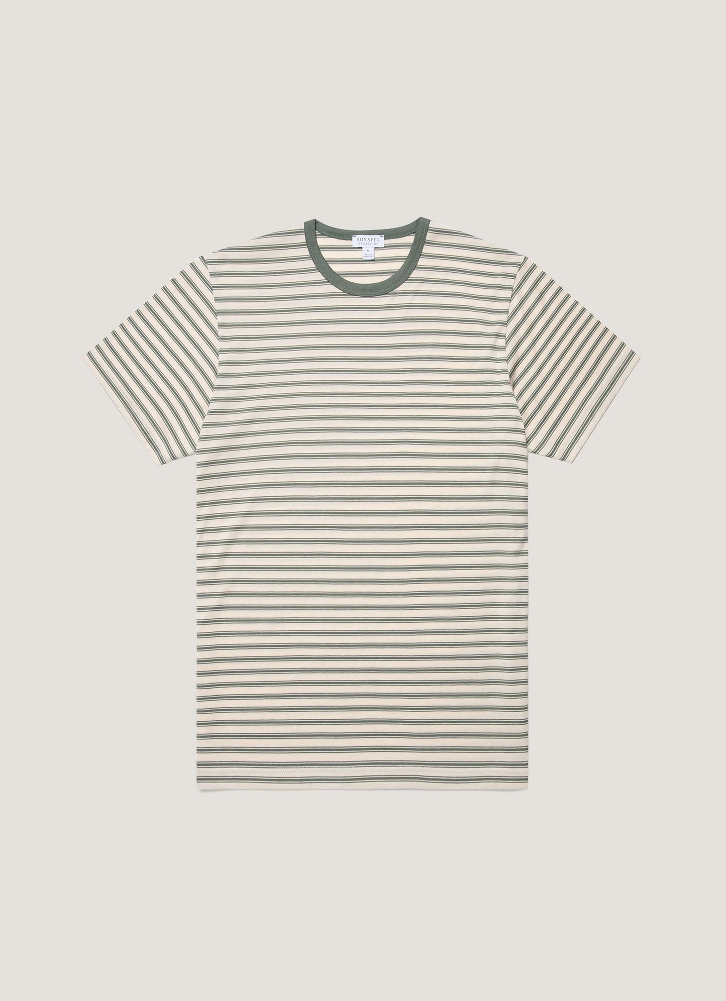 Mens Classic Tshirt In Dusk Green Undyed Mtsh0001Vs Stne