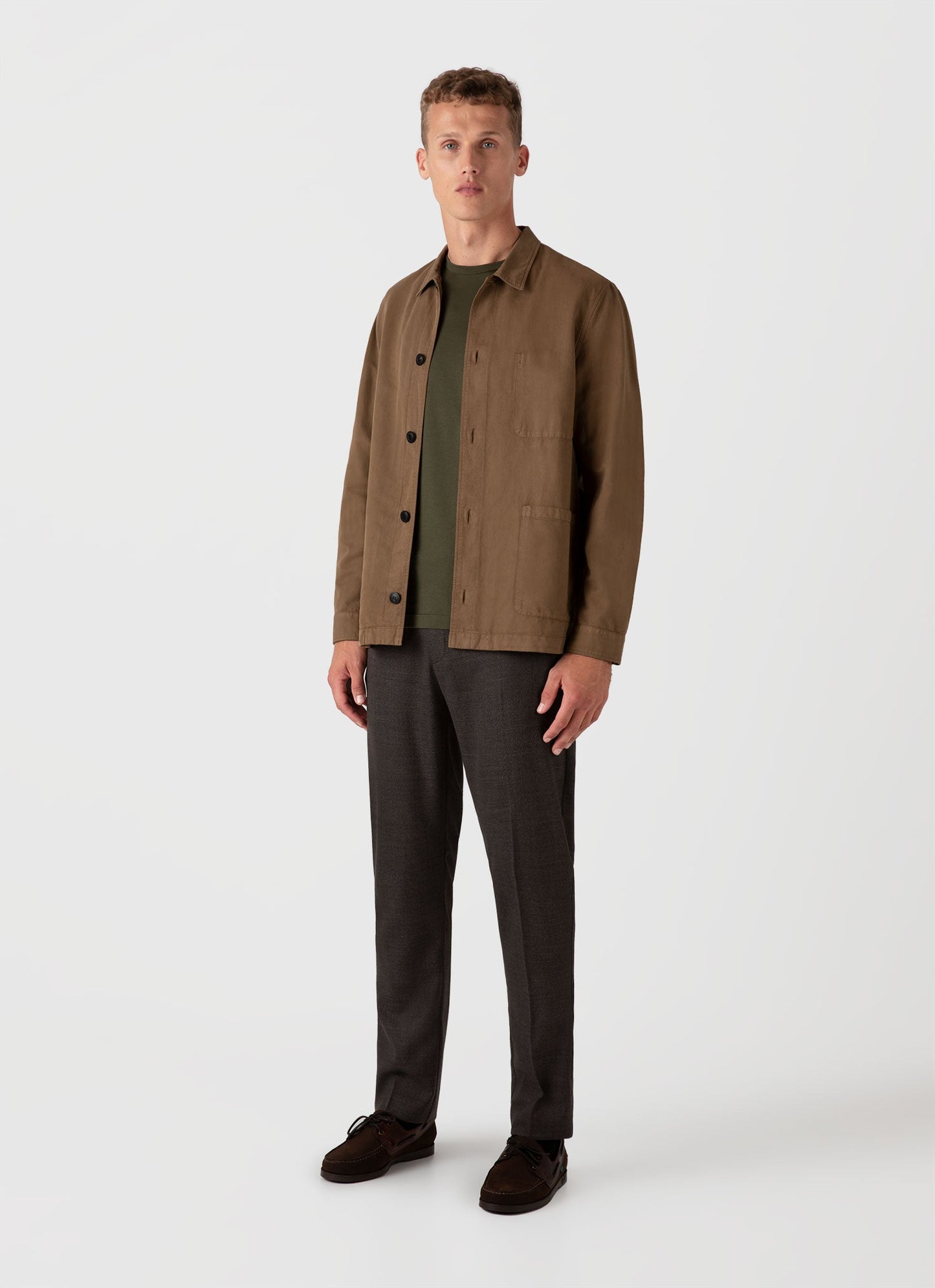 Mens Long Sleeve Classic Tshirt In Pine Green Mtsh0003 Gnhz