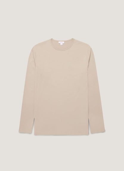 Mens Long Sleeve Classic Tshirt In Fog Mtsh0003 Gyff