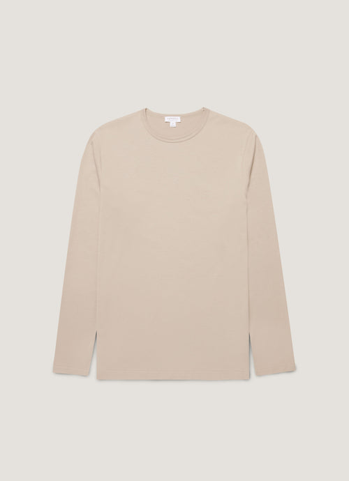 Mens Long Sleeve Classic Tshirt In Fog Mtsh0003 Gyff