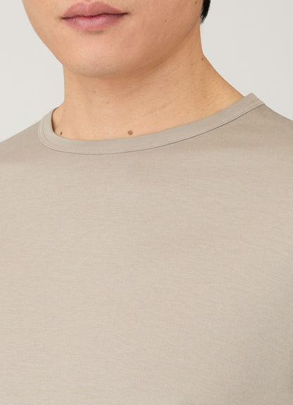 Mens Long Sleeve Classic Tshirt In Fog Mtsh0003 Gyff