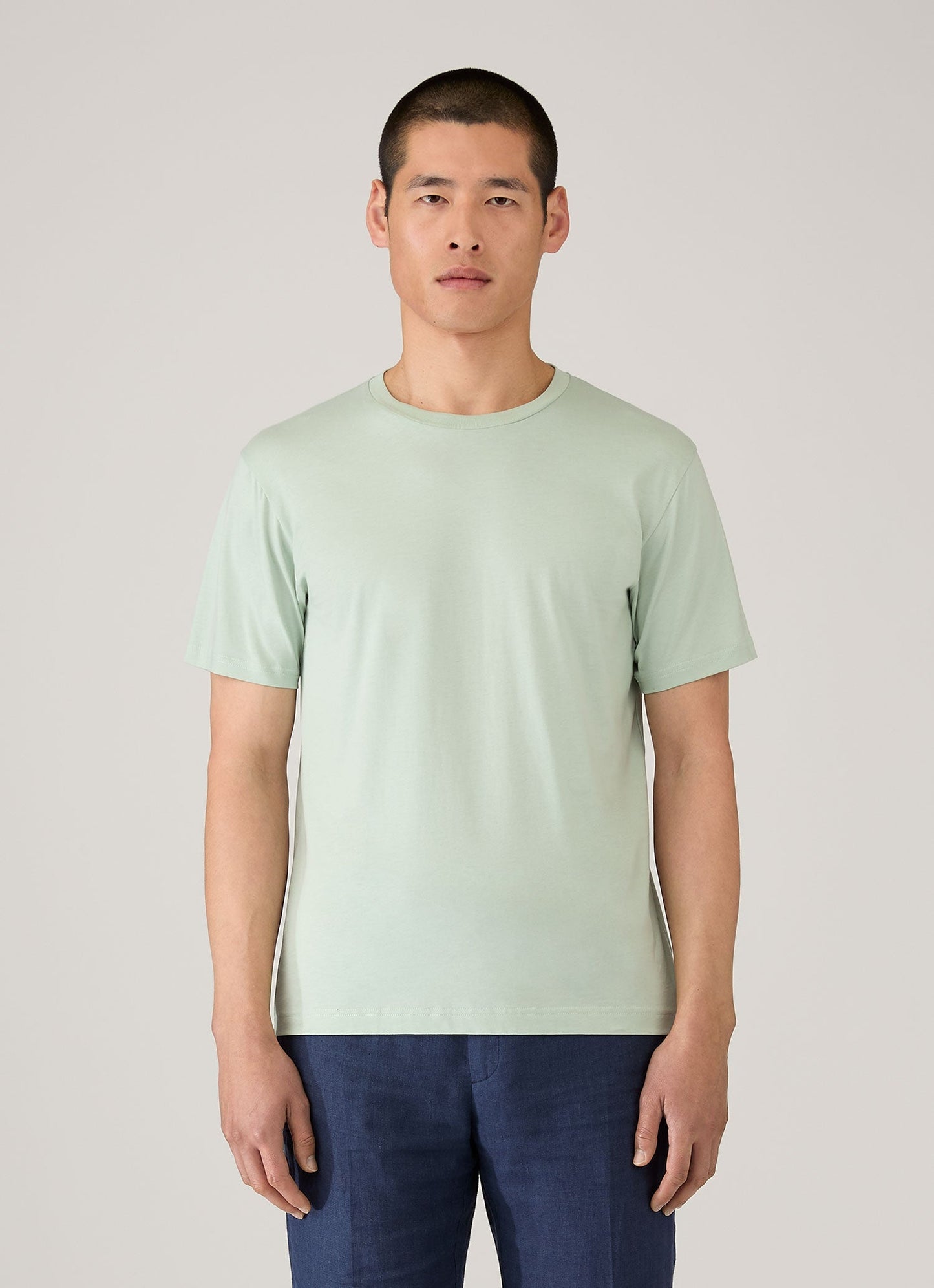 Mens Riviera Midweight Tshirt In Laurel Mtsh0007R Gnjb
