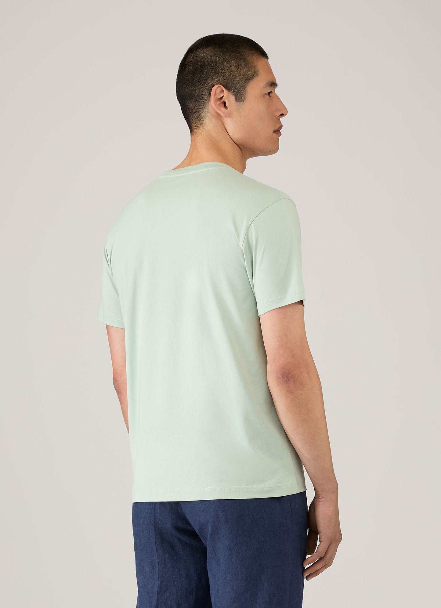 Mens Riviera Midweight Tshirt In Laurel Mtsh0007R Gnjb