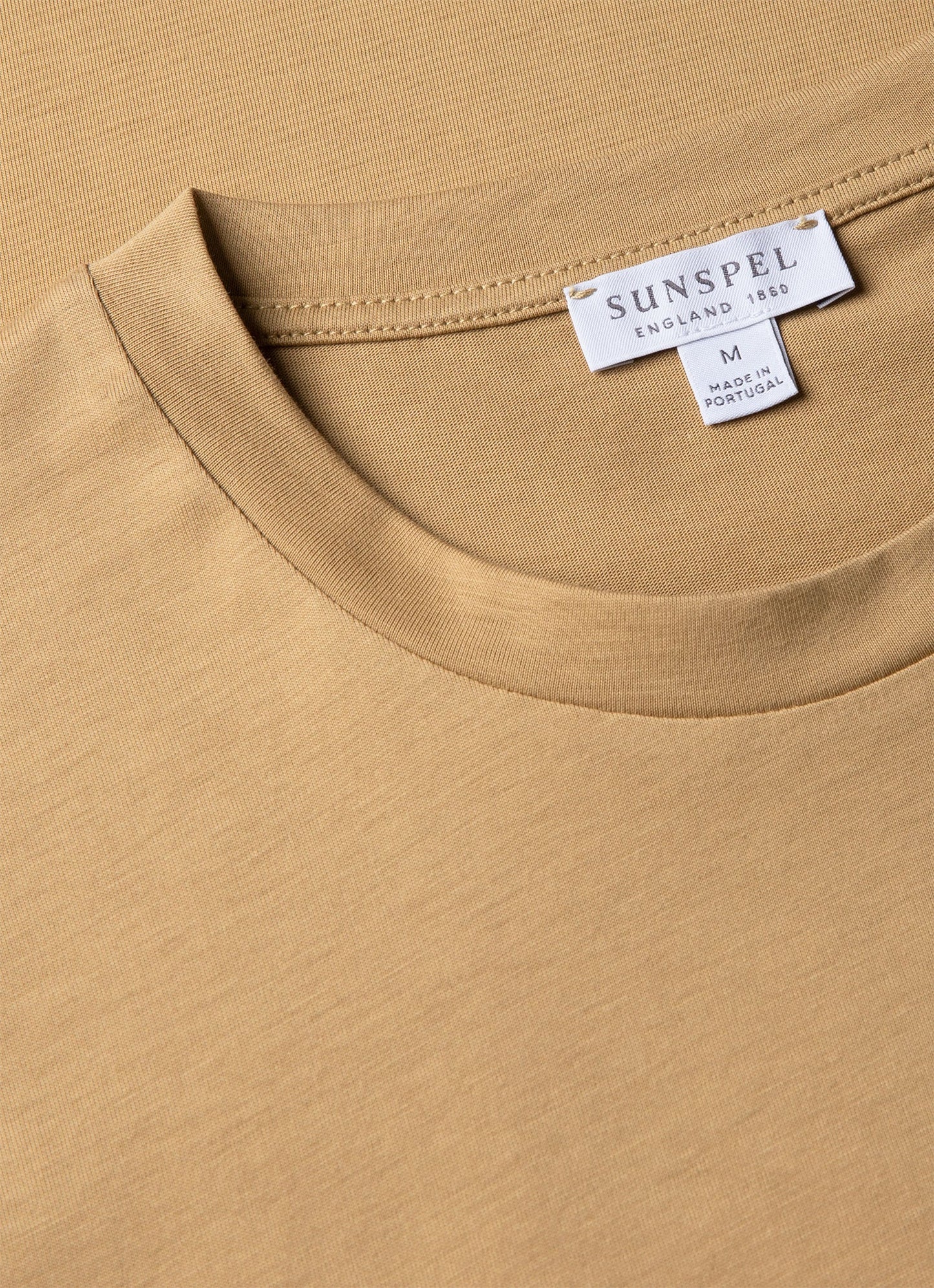 Mens Riviera Midweight Tshirt In Tan Mtsh0007S Brgm