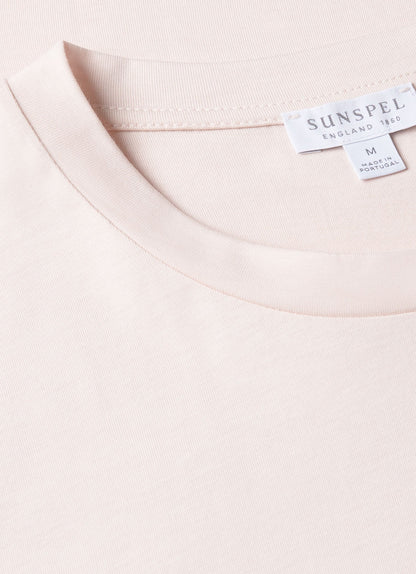 Mens Riviera Midweight Tshirt In Pastel Pink Mtsh0007S Pkbl