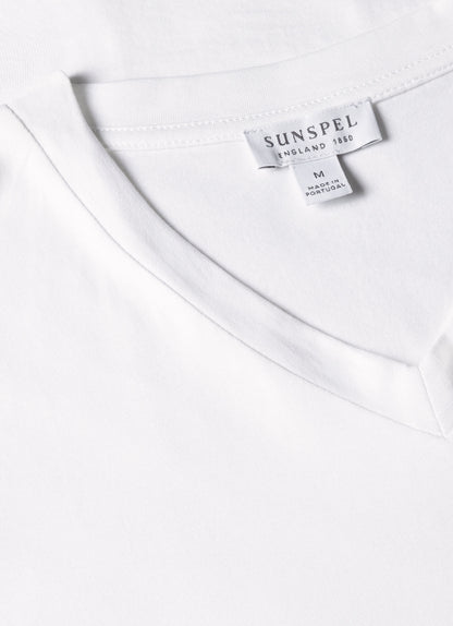 Men's Riviera V-neck T-shirt in White