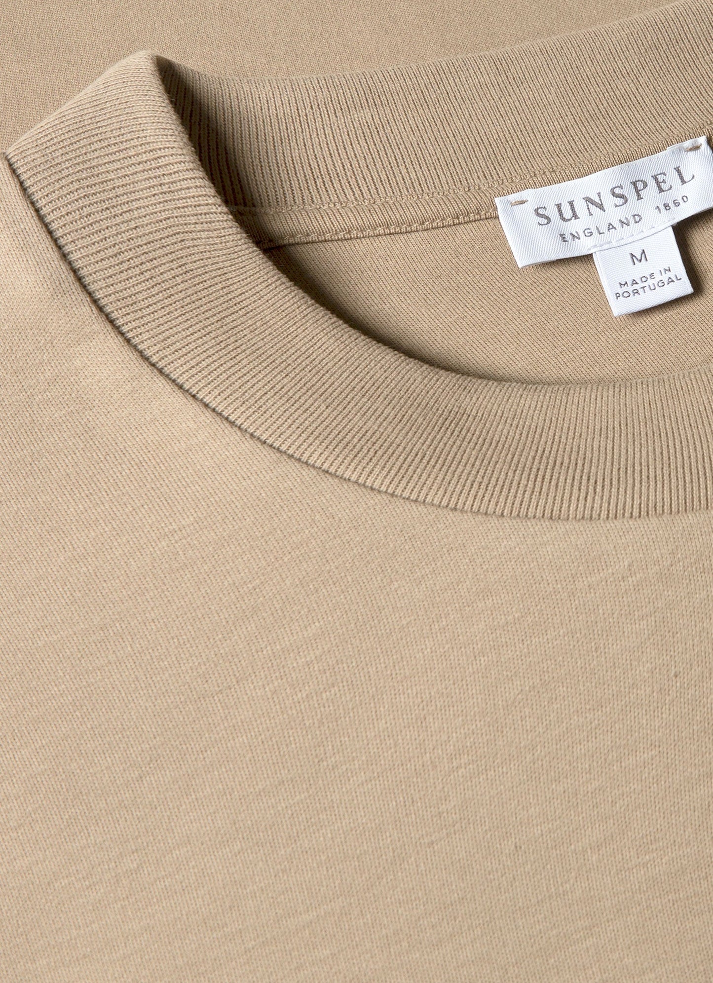 Mens Relaxed Fit Heavyweight Tshirt In Mink Mtsh0181 Brgb