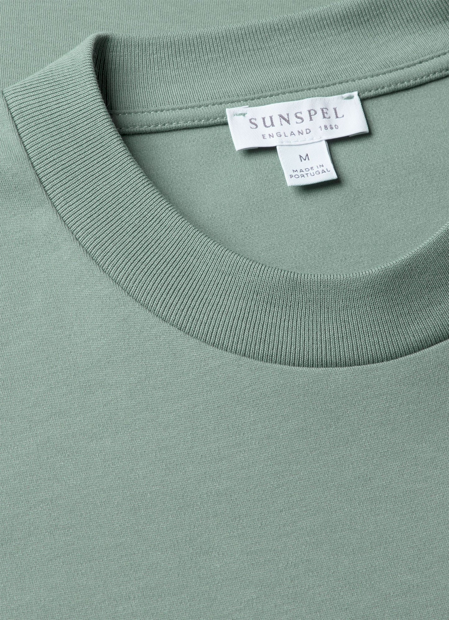 Mens Relaxed Fit Heavyweight Tshirt In Steel Green Mtsh0181 Gniu