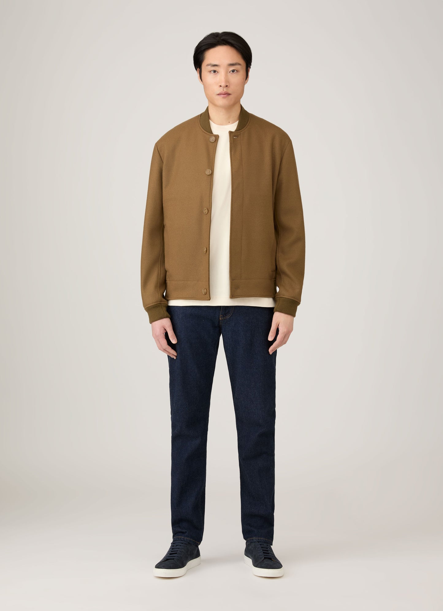 Mens Relaxed Fit Heavyweight Tshirt In Undyed Mtsh0181 Nuab