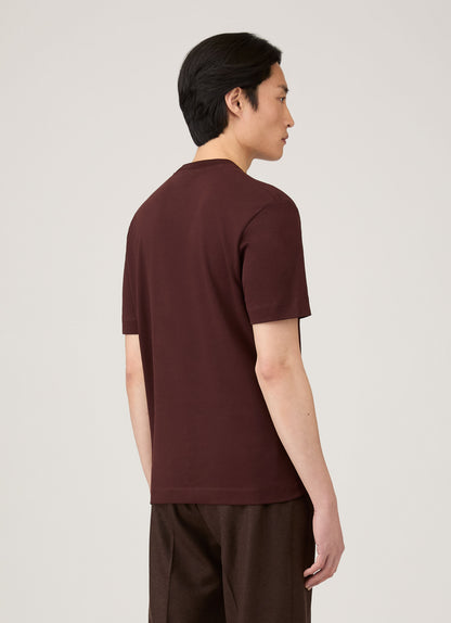 Mens Relaxed Fit Heavyweight Tshirt In Bakelite Mtsh0181 Rdel
