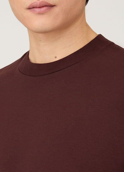 Mens Relaxed Fit Heavyweight Tshirt In Bakelite Mtsh0181 Rdel