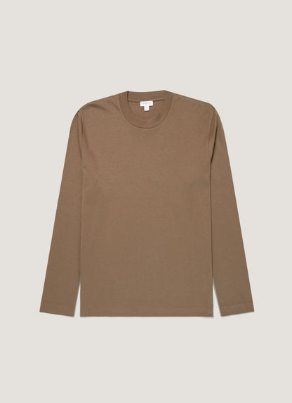 Mens Long Sleeve Heavyweight Tshirt In Dark Cedar Mtsh0182 Brgr