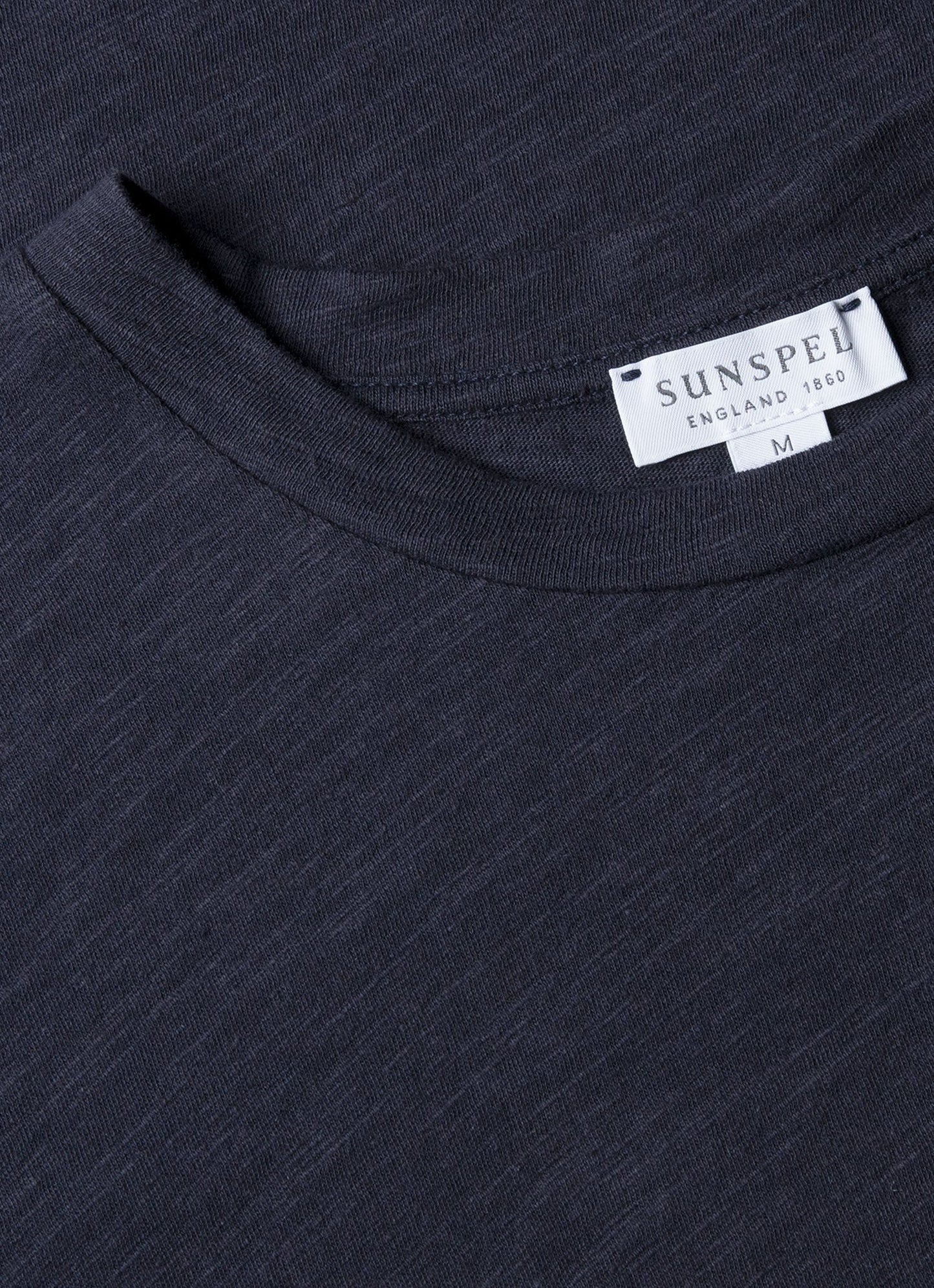 Mens Cotton Linen Tshirt In Navy Mtsh0192 Buaa