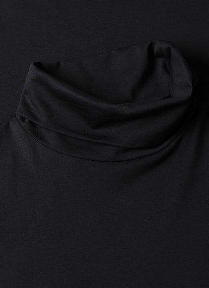 Mens Long Sleeve Roll Neck In Black Mtsh0197 Bkaa