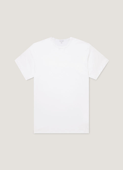 Mens Sea Island Crew Neck T Shirt Mtsh4000 White