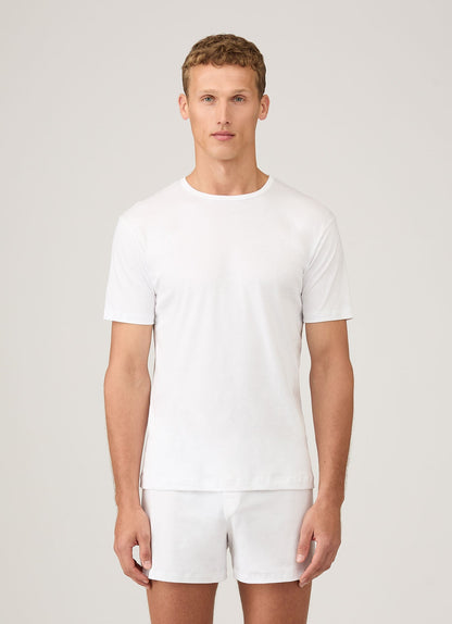 Mens Sea Island Crew Neck T Shirt Mtsh4000 White