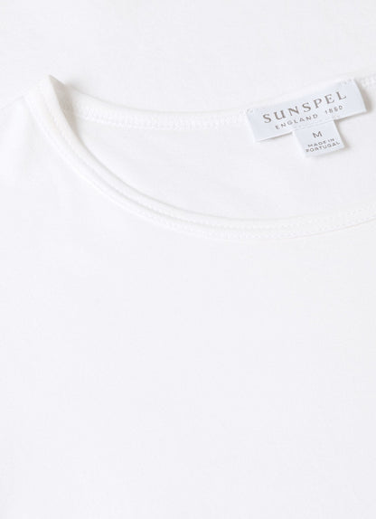 Mens Superfine Cotton Underwear T Shirt In White Mtsh4001 Whaa