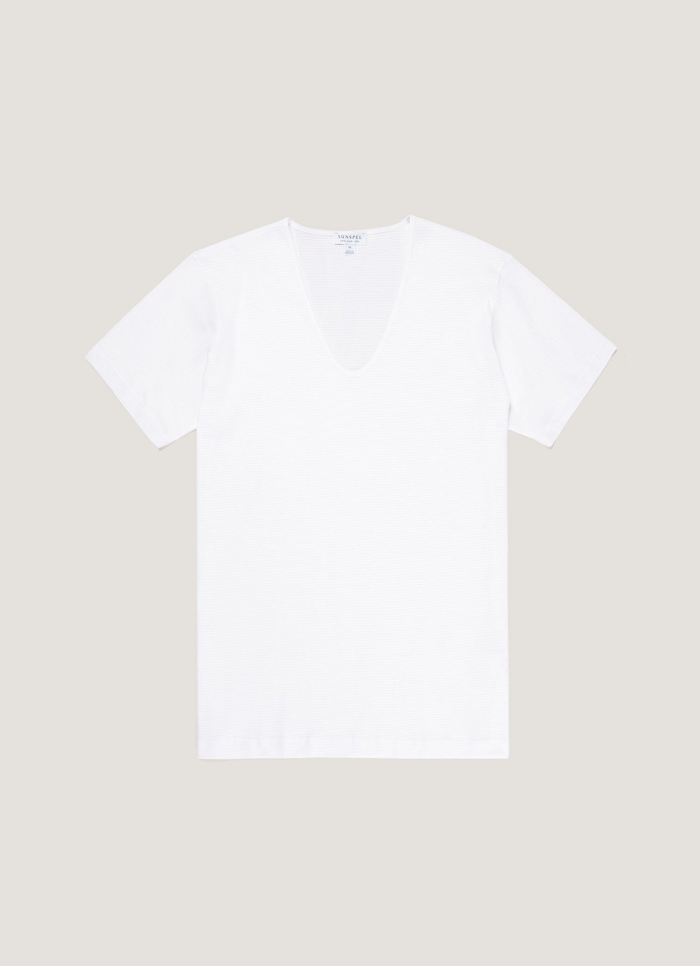 Q14 Cellular Low V Neck T Shirt