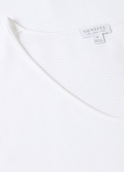 Q14 Cellular Low V Neck T Shirt