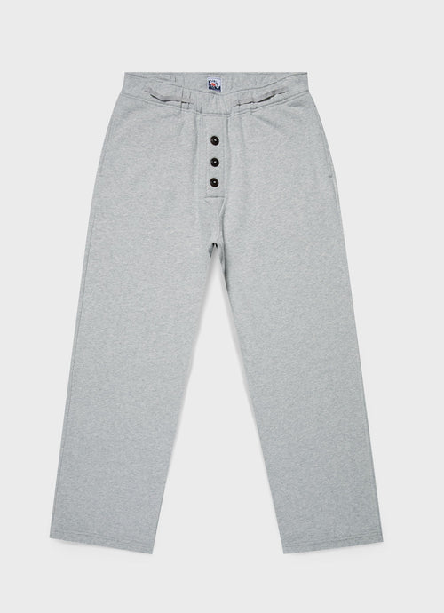 Mens Nigel Cabourn Sweatpant In Light Grey Melange Ncmtrs1580 Gybr