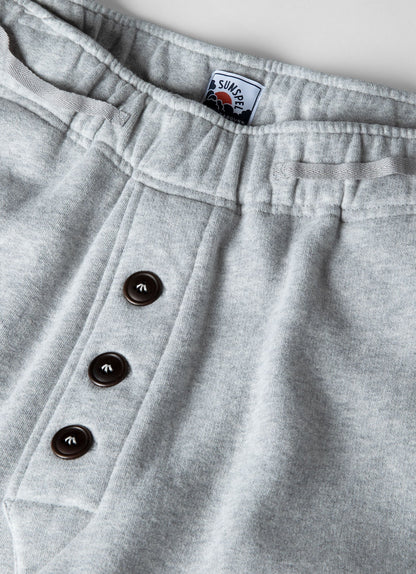Mens Nigel Cabourn Sweatpant In Light Grey Melange Ncmtrs1580 Gybr