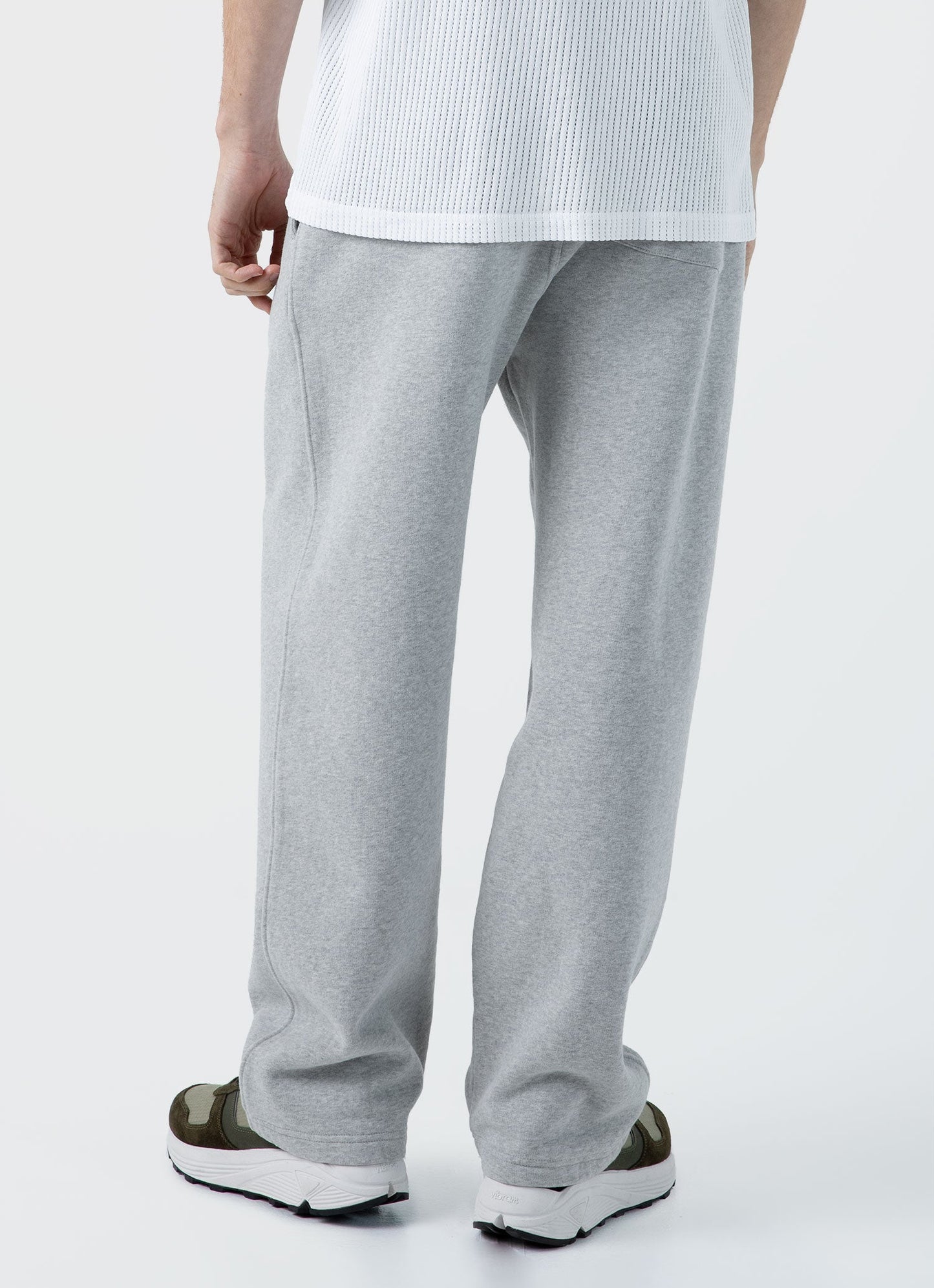 Mens Nigel Cabourn Sweatpant In Light Grey Melange Ncmtrs1580 Gybr