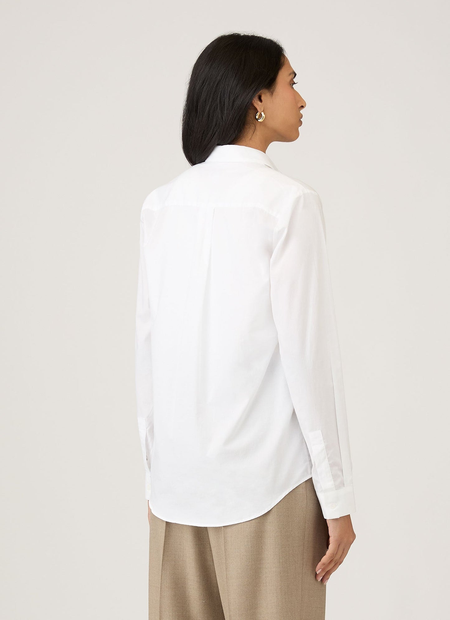 Womens Cotton Shirt White Wsht2015