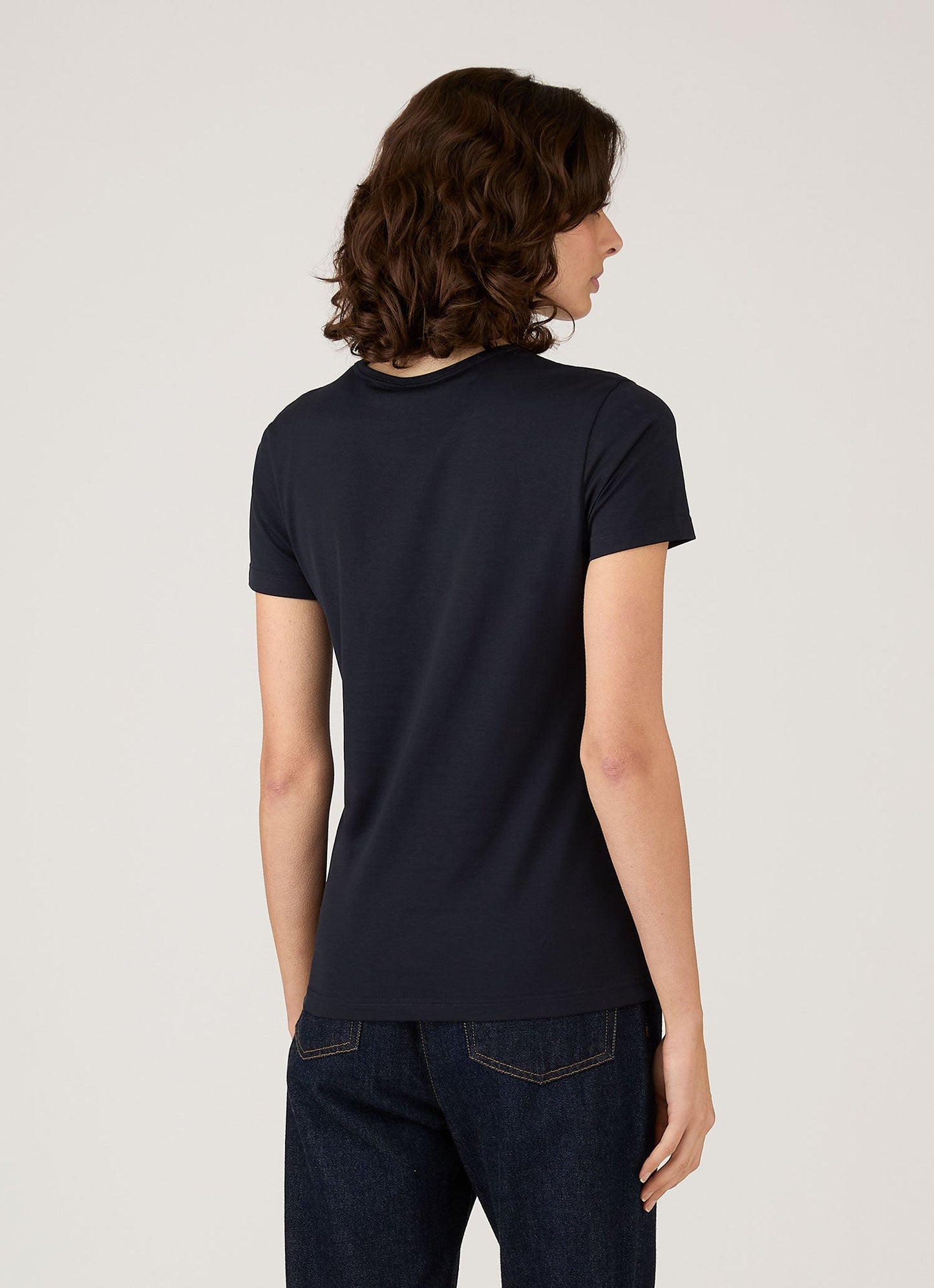 Womens Classic Tshirt In Midnight Navy Wtsh0032 Buvn