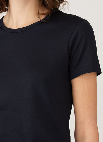 Womens Classic Tshirt In Midnight Navy Wtsh0032 Buvn