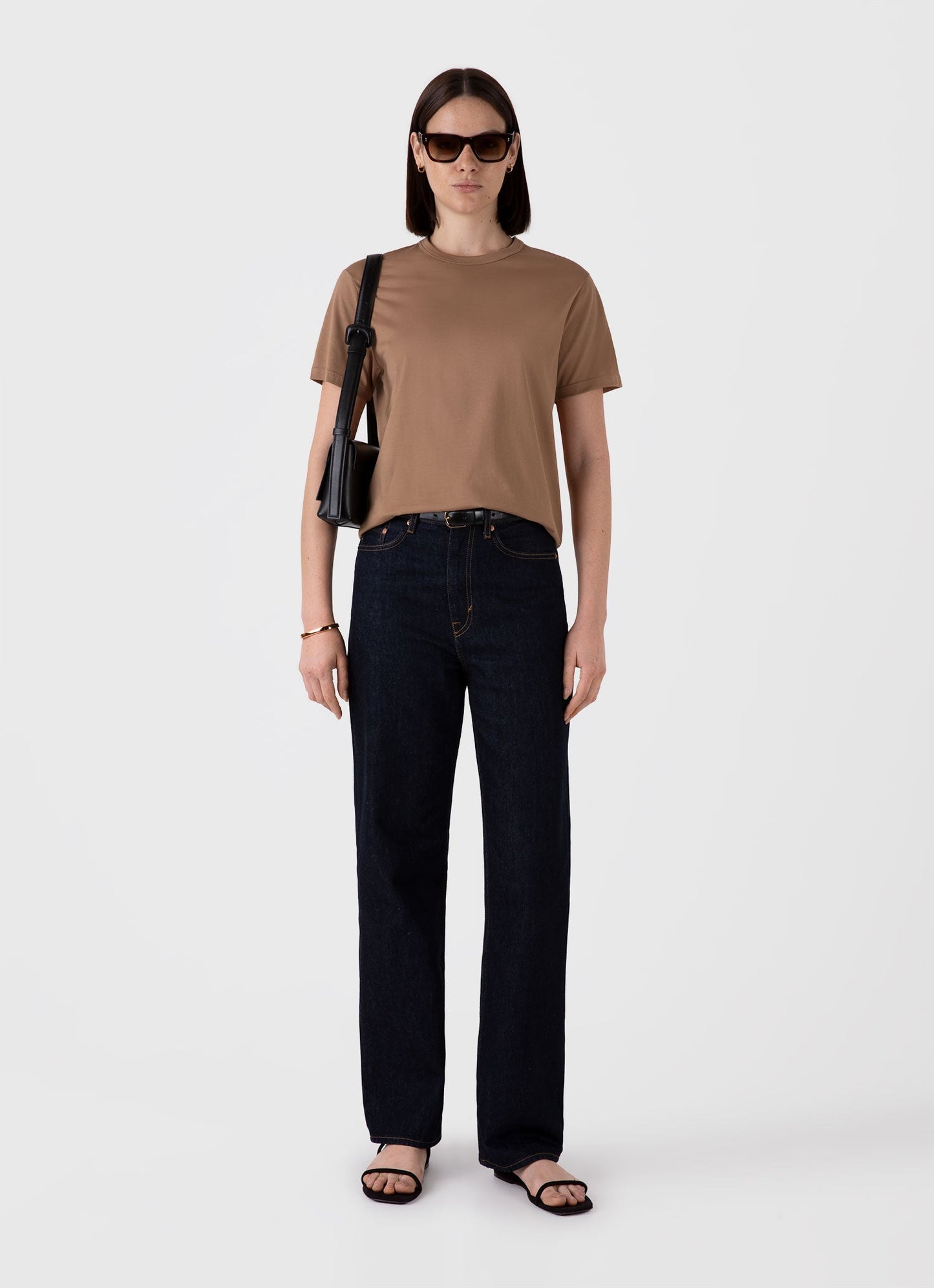 Womens Relaxed Fit Tshirt In Almond Wtsh0170 Brfm